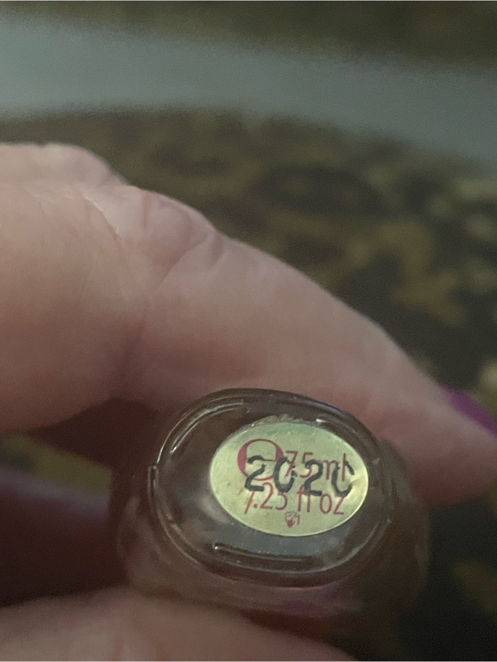 Victoria's Secret Rapture perfume Glass Perfume Vial with Gold Label - Picture 2 of 4